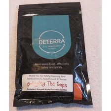 deterra Large Deterra Drug Deactivation System - Neutralizes Drugs Effectively Safely waste containment Light Gray