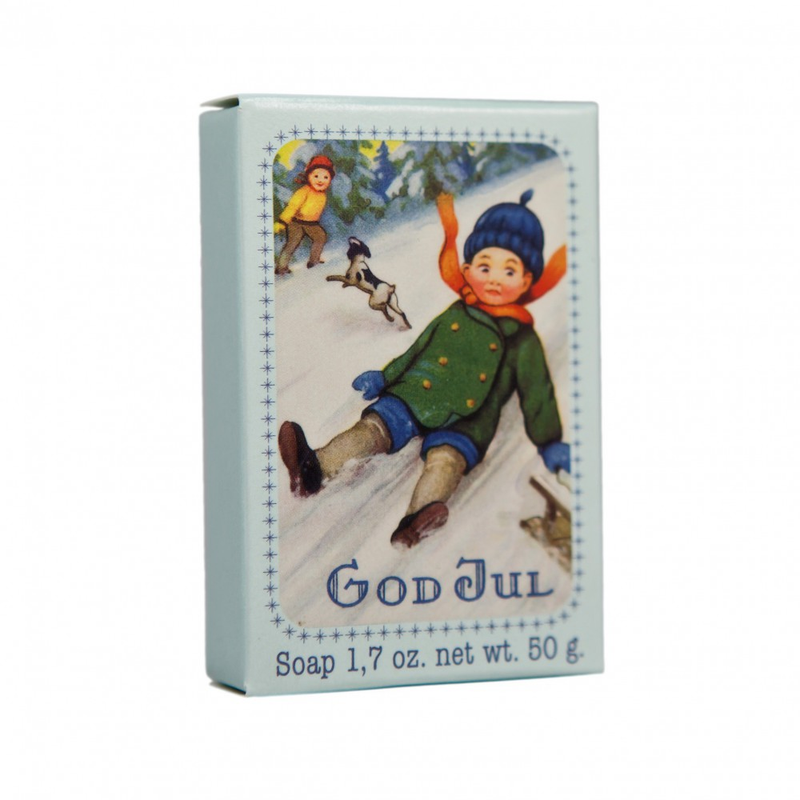Victoria Victoria God Jul Merry Christmas Angel Box 1.7 Oz 50g Bar Of Soap Bath & Body Gray
