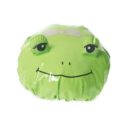 Spa Sister Spa Sister Novelty Shower Cap, Frog Bath & Body White Smoke
