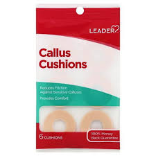 0 Leader® Callus Cushions – 12 Count Foot Care Product Lavender
