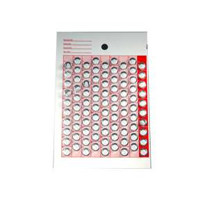 Omnicell 90-Dose Pressure-Sensitive (P/S) Punchcards – 250 Count organition White Smoke