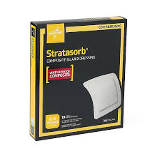 StrataSorb StrataSorb™ Composite Island Dressing - 6" X 6" (10 Count) First Aid Dark Slate Gray