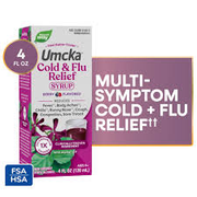 Nature's Way Nature's Way Cold + Flu Relief Syrup - Berry Flavored 4 Fl Oz Syrup White Smoke