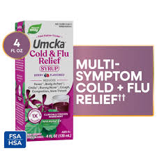 Nature's Way Nature's Way Cold + Flu Relief Syrup - Berry Flavored 4 Fl Oz Syrup White Smoke