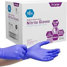 Leader Leader™ Nitrile Exam Gloves – Large, Powder-Free (100 ct.) Medical Supplies White Smoke