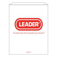 Leader LDR Import Paper Bags – 7" x 10" (2000 Count Case) retail White Smoke