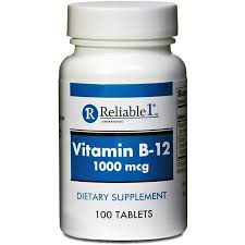 Reliable-1 Laboratories Reliable-1 Laboratories Vitamin B-12 – 1000 mcg (100 Tablets) Vitamins & Supplements Lavender