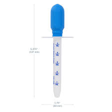 Leader Leader™ Medication Dosage Dropper – 5 mL Capacity (50 ct Bulk Pack) Health Care White Smoke