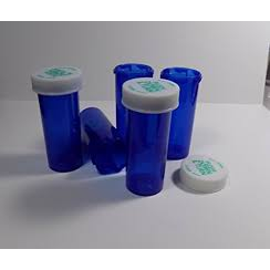 select Select® Blue Prescription Vials – 8.5 Dram (Case of 450) Health Care Gray