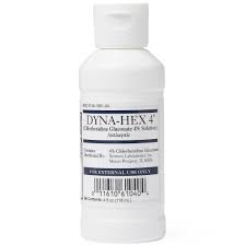 Dynarex Chlorhexidine Gluconate (CHG) 4% Antiseptic Solution – 118 ml (4 fl oz) First Aid Lavender