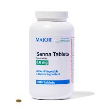 Major Senna 8.6 mg Natural Vegetable Laxative – 100 Tablets Health Care White Smoke