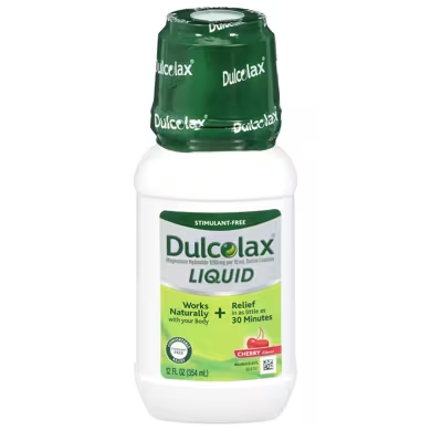 Dulcolax® 1200 mg/15 mL Cherry Liquid, 354 mL