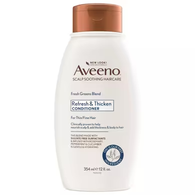 Aveeno® Refresh & Thicken Fresh Greens Blend Conditioner, 12 oz