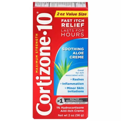 Cortizone-10® Itch Relief 1% Soothing Aloe Creme - 2 oz
