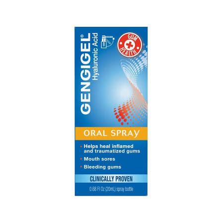 GENGIGEL Hyaluronic Acid 0.01% Oral Spray - 0.68 oz
