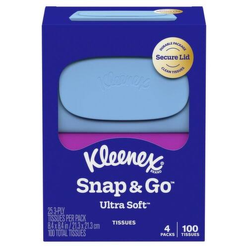 Kleenex® Snap&Go Facial Tissues - 100 Count