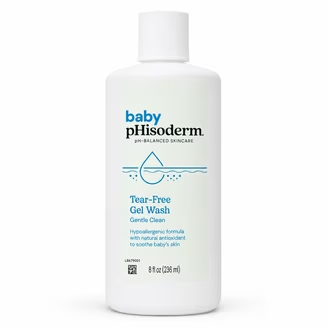 Phisoderm Baby Tear-Free Gel Wash, Gentle Clean, 8 Fl Oz