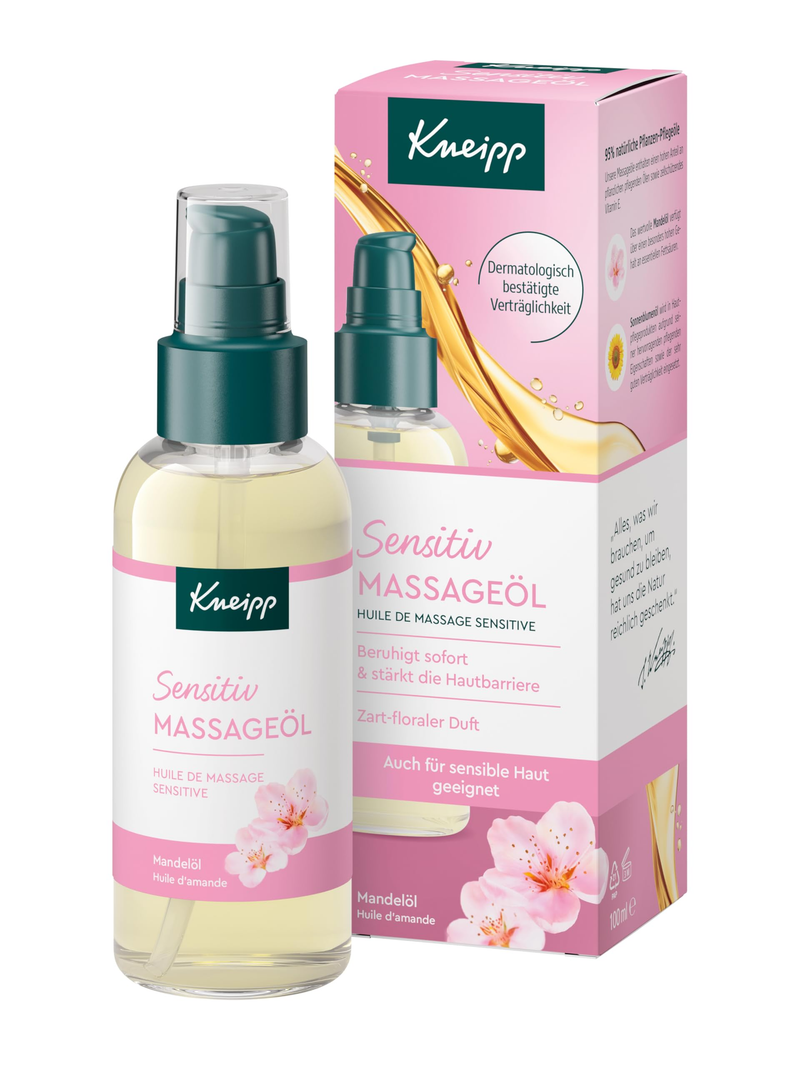 Kneipp Kneipp Sensitive Massage Oil 100ml Massage & Relaxation White Smoke