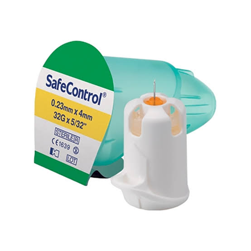 SafeControl Unifine SafeControl Pen Needles 32G x 4 mm 100 Count Medical Needles & Syringes White Smoke