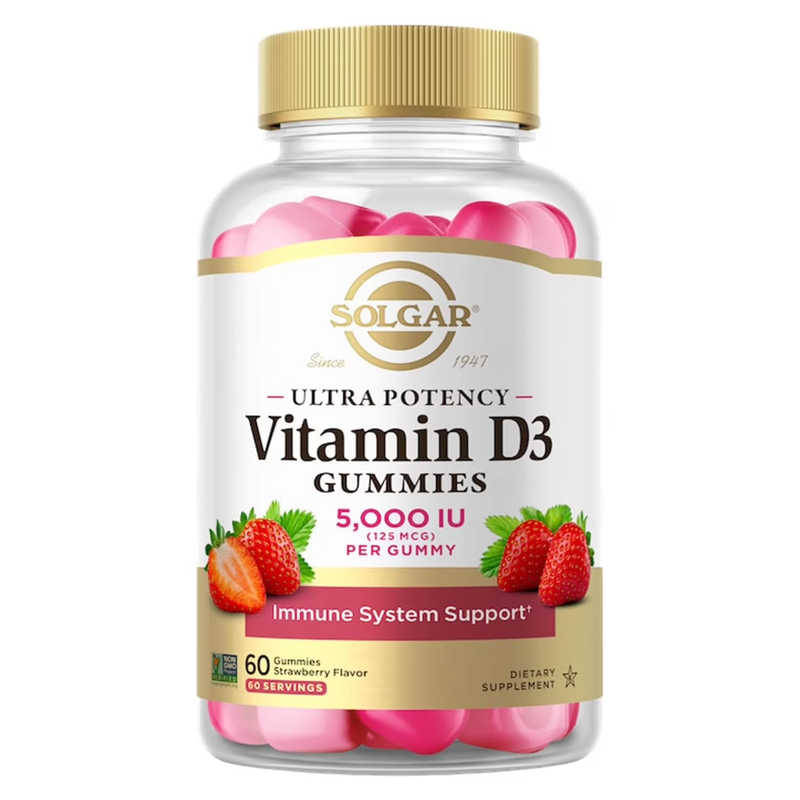 Solgar Vitamin D3 Gummies 5000 IU 60 cts