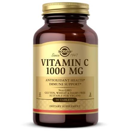 SOLGAR Solgar Vitamin C 1000mg 60 cts Single Vitamins White Smoke