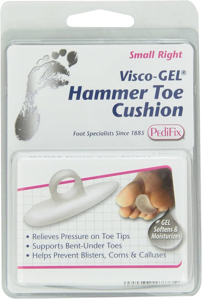 PediFix® Visco-GEL® 3-Loop Hammer Toe Cushion (#P1036-E) Small Right