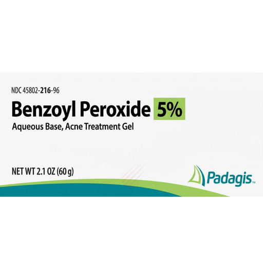 Perrigo Perrigo 5% Benzoyl Peroxide Acne Treatment Gel, 60 g Tube Acne Treatments & Kits White Smoke