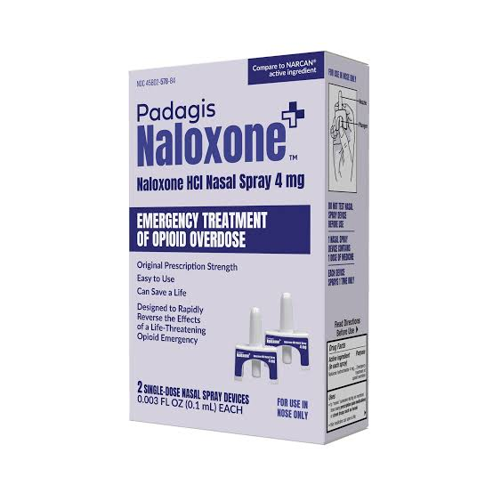 GNP GNP Naloxone HCl Nasal Spray 4 mg, 2 x 0.1 mL First Aid Thistle