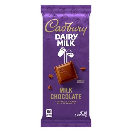 Cadbury Dairy Milk Chocolate Bar, 3.5 oz
