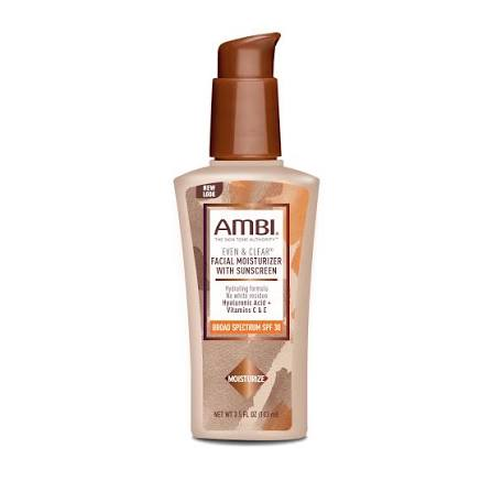 Ambi Even & Clear Facial Moisturizer With Sunscreen 3.5 fl oz