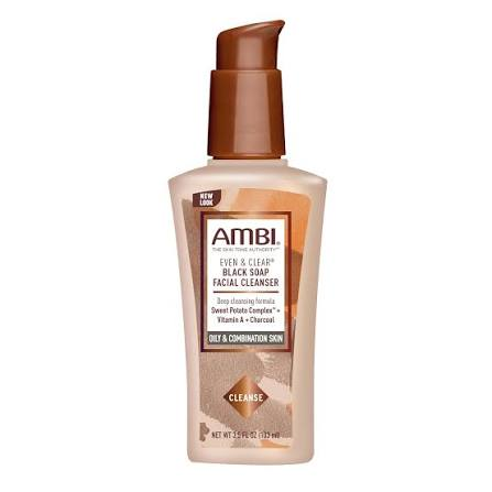 Ambi Even & Clear Black Soap Facial Cleanser 3.5 fl oz