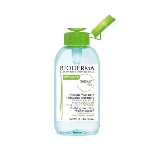 Bioderma Bioderma Sebium H2O Purifying Cleansing Micelle Solution 16.9 oz Skin Care White Smoke