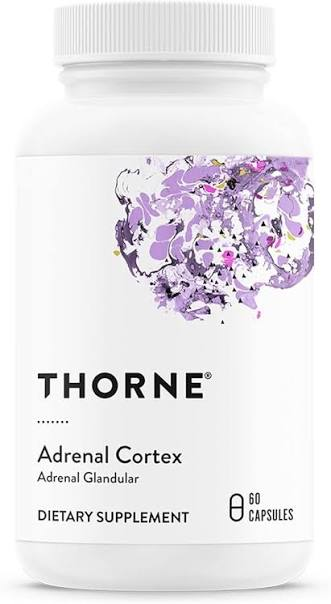 Thorne Thorne Adrenal Cortex Supplement Vitamin | 60 Caps Vitamins & Supplements White Smoke