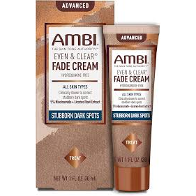 Ambi Ambi Even & Clear Fade Cream Dark Spot Corrector Skin Care White Smoke