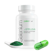 Paleolife Selenium & Spirulina SELENIUM + SPIRULINA Black 1 Pack,3 Pack,6 Pack