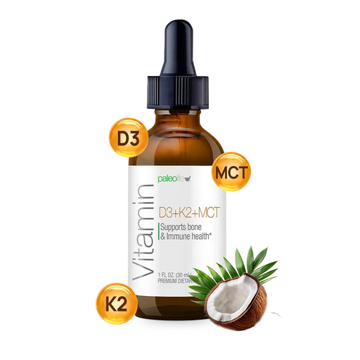 Paleolife Vitamin D3 & K2 Black 3x2,1 Pack,3 Pack,6 Pack