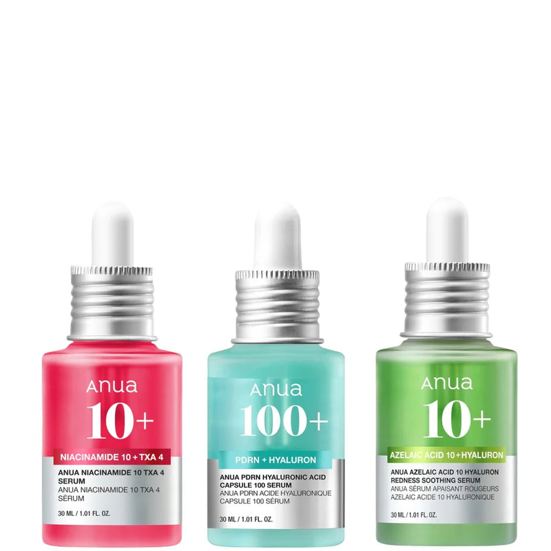 AsiaBeautyMall ANUA Serum Minis Trio Set Serum White Smoke