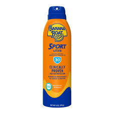 Banana Boat Banana Boat Sport Performance Clear Spray Sunscreen Broad Spectrum SPF 30 - 6 Oz Sunscreen White Smoke