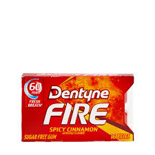 Dentyne Dentyne Fire Spicy Cinnamon 16 pieces Firebrick
