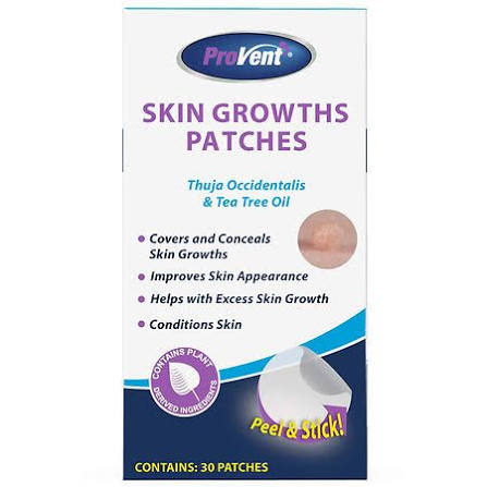 ProVent Provent® Skin Tag Remover Adhesive Patch, 60 EA Skin Care White Smoke
