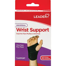 Leader Leader™ Universal Wrist Support - Black, One Size Fits Most (1 ct.) Supports & Braces Lavender