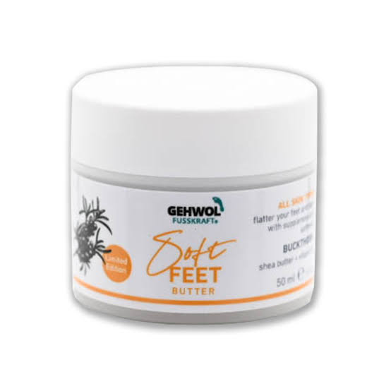 Pasteur Pharmacy Gehwol Soft Feet Butter Sea Buckthorn Shea Butter & Vitamin E 50ml Foot Care Light Gray