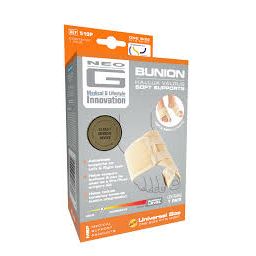 Neo G Neo G Hallux Valgus (Bunion) Soft Support – Right Foot, One Size Foot Care White Smoke