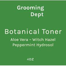 Grooming Dept Grooming Dept Peppermint Hydrosols Botanical Toner 4 Oz Toner Sea Green