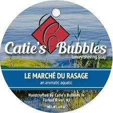 Catie's Bubbles Catie's Bubbles Le Marche du Rasage Shaving Collection Shaving Set Light Slate Gray Shaving Soap 4oz