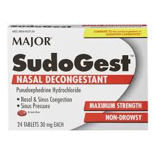 Major Pharmaceutical Major Pharmaceutical Sudogest 30 Mg Tab Medicine & Drugs Lavender