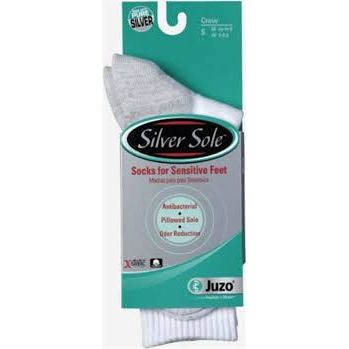 Juzo Juzo Soft 2001 Knee-High Compression Stockings Size Medium (III) Knee Socks White Smoke