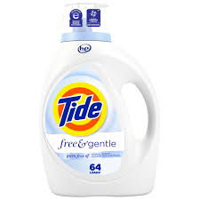Tide Tide Fr/gntl Lq 4x84oz 64loads Laundry Detergent White Smoke