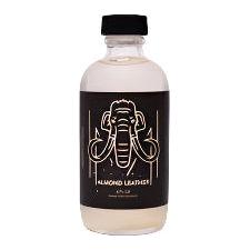 House of Mammoth House of Mammoth Almond Leather Shaving Collection Shaving Set White Smoke Aftershave Splash 4oz
