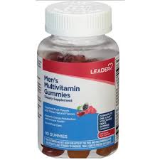 Leader LEADER# MEN'S DAILY MULTIVITAMIN GUMMIES 80 CT Vitamins & Supplements White Smoke